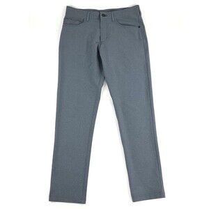 Public Rec Workday Pants Mens 30x29 Gray Straight Leg Stretch Performance Golf